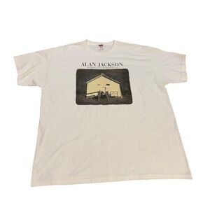 Fruit of the Loom Alan Jackson Precious Memories 2006 Tour Tee White Size‎ 2XL